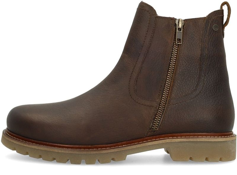 Manfield - Chelsea Boots - Bruin - Leren
