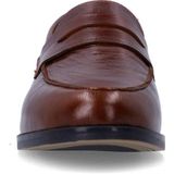Manfield - Loafers - Donkerrood - Lakleren Bovenkant