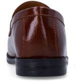 Manfield - Loafers - Donkerrood - Lakleren Bovenkant