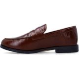 Manfield - Loafers - Donkerrood - Lakleren Bovenkant