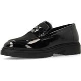 MANFIELD - Mocassins - Zwart - Leer