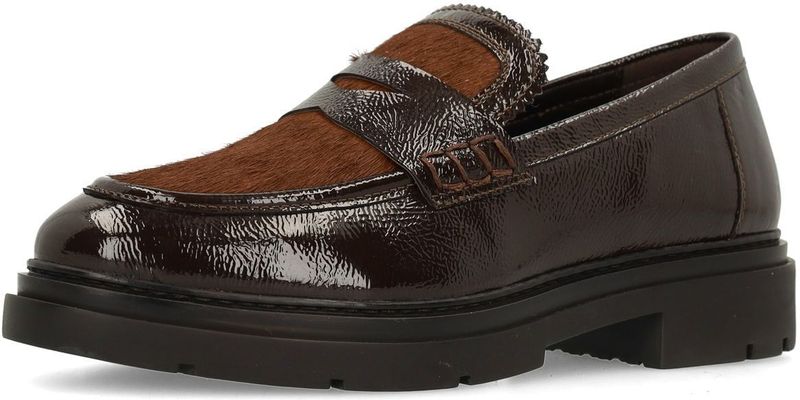 MANFIELD - Mocassins - Bruin - Glad Leer