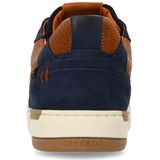 No Stress - Sneakers - Navy Blauw - Nubuck - Leren Details
