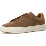 Manfield - Sneaker - Suède - Platte Zool - Vetersluiting