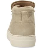 Manfield - Sneakers - Nubuck - Leer - Platte Zool