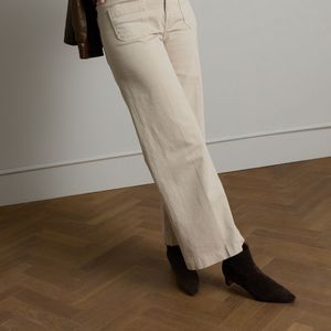 Manfield - Enkellaarsjes - Donkerbruin - Suède - Hak 3 cm