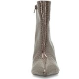 MANFIELD - Enkellaarsjes - Bruin - Imitatieleder - Hoge Hak