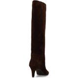 Manfield - Hoge Laarzen - Bruin - Suède - Met Hak