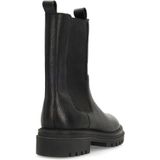 Manfield - Chelsea Boots - Zwart - Leren
