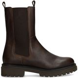 Manfield - Chelsea Boots - Bruin - Leren