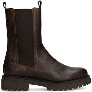 Manfield - Chelsea Boots - Bruin - Leren
