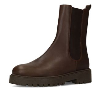 Manfield - Chelsea Boots - Bruin - Leren Schoenen