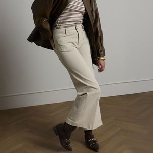 Manfield - Enkellaarsjes - Donkerbruin - Leer - Studs