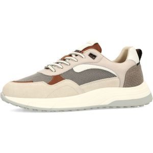 Manfield - Sneakers - Beige - Suède - Witte Zool