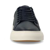 Manfield - Sneaker - Leer - Platte Zool - Vetersluiting