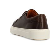 Manfield - Sneaker - Leer - Platte Zool - Vetersluiting