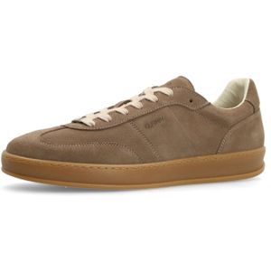 Manfield - Suède Sneakers - Taupe