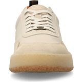 Manfield - Sneakers - Beige - Leren en Suède - Rubber Zool