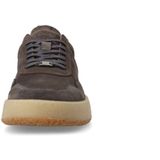 Manfield - Casual Sneakers - Grijs - Suède - Rubberen Zool 3 cm