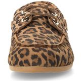 Manfield - Bootschoen - Suède - Leer - Platte Zool