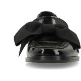 Manfield - Loafers - Zwart - Lakleer - Platte Hak