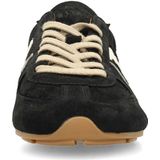 Manfield - Sneaker - Suède - Leer - Platte Zool