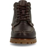 MANFIELD - Veterboots - Donkerbruin - Leer