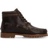 MANFIELD - Veterboots - Donkerbruin - Leer