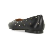 Manfield - Leren Loafers - Zwart - Met Studs