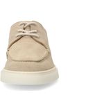 Manfield - Veterschoen - Suède - Leer en Textiel - Platte Zool