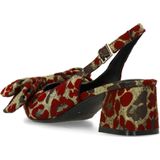 Manfield - Slingbacks - Burgundy - Pumps - 5 cm Hak