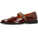 Manfield - Loafer - Lak - Leer - Comfortabele Hak