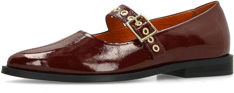 Manfield - Loafer - Lak - Leer - Comfortabele Hak