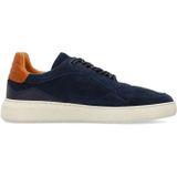 Manfield - Navy - Sneakers - Suède - Casual schoenen