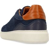 Manfield - Navy - Sneakers - Suède - Casual schoenen