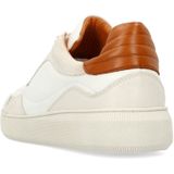 Manfield - Leren Sneakers - Wit