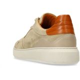 Manfield - Suède Sneakers - Beige - Heren