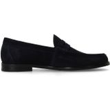 Manfield - Loafers - Donkerblauw - Suède
