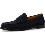 Manfield - Loafers - Donkerblauw - Suède
