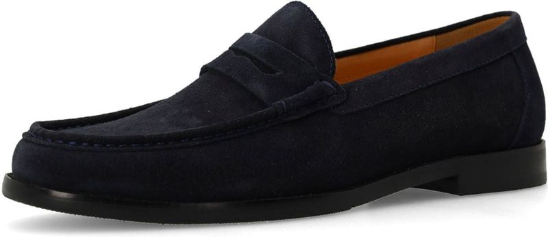 Manfield - Loafers - Donkerblauw - Suède