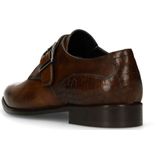 Black label - Bruine leren gespschoenen - Sportschoenen