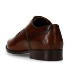 Manfield - Leren Veterschoenen - Bruin