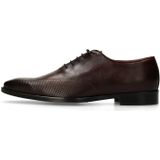 Black Label - Leren Veterschoenen - Burgundy - Oxford Vetersluiting