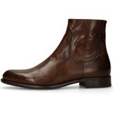 Black Label - Leren Boots - Bruin - Hakhoogte 3 cm - Schachthoogte 16 cm