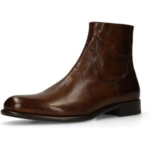 Black Label - Leren Boots - Bruin - Hakhoogte 3 cm - Schachthoogte 16 cm