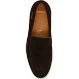 Manfield - Bruine Suède Loafers - Heren