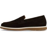 Manfield - Bruine Suède Loafers - Heren
