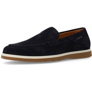 Manfield - Loafers - Donkerblauw - Suède
