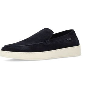 Manfield - Loafers - Donkerblauw - Suède