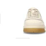 Manfield - Leren Sneakers - Ecru